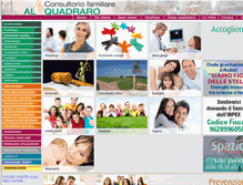 Tablet Screenshot of consultorioquadraro.it